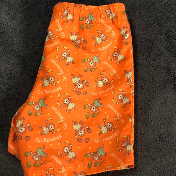‼️SOLD‼️Go Bananas” Monkey & Banana Design • Baby swim trunks (12M) - Picture 6 of 7